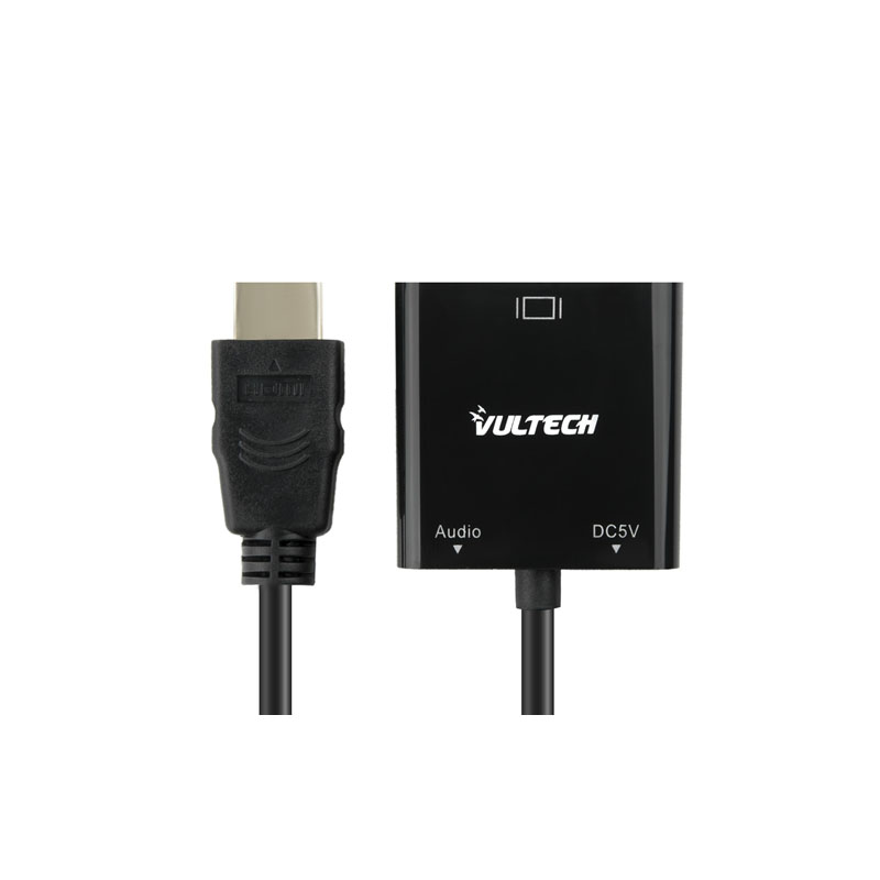 Cavo Adattatore Convertitore Vultech SN21707 HDMI To VGA + Audio - immagine 2