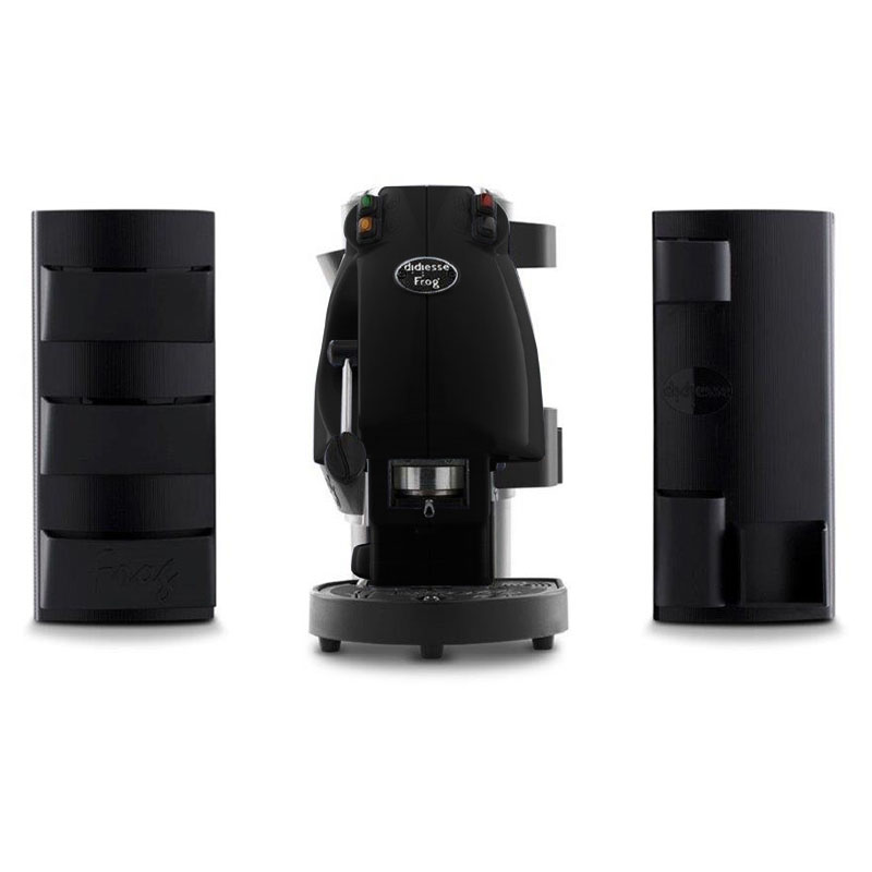 Macchina da Caffè Frog Revolution Base Nero Cialde 44mm + Porta Accessori –  Mr-Cartridge