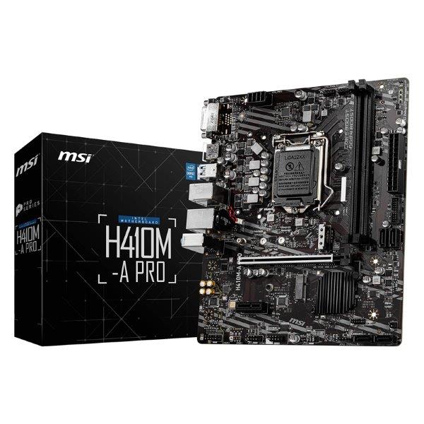 Scheda Madre ATX H410M – Socket LGA 1200 Per CPU Intel 10ª Gen, Supporta 64 GB DDR4, Slot M.2, PCIe 3.0, USB 3.2, Perfetta Per PC Gaming E Ufficio - 2