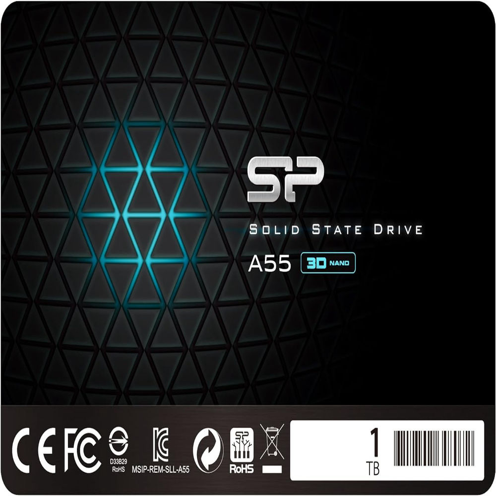SSD SP Silicon Power A55 3D NAND 1TB 15X 2.5'' SLC Cache SATA 3