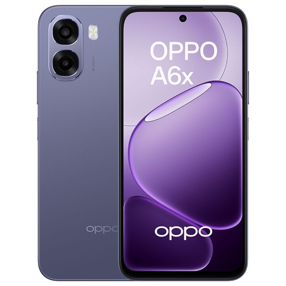 Oppo A6X 6+128gb Purple 6.75'' DS Smartphone Nuovo