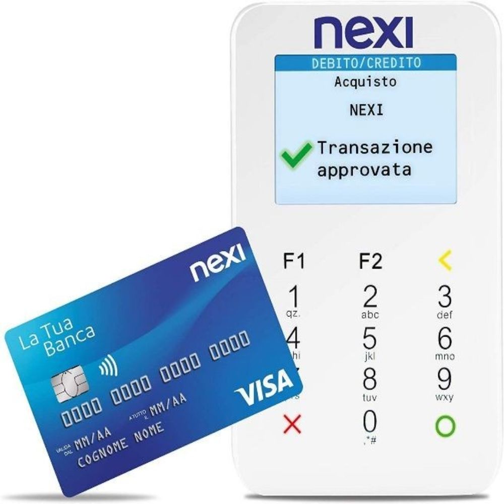 Lettore di Carte Nexi DTB55 Mobile Pos Portatile Contactless - immagine 2