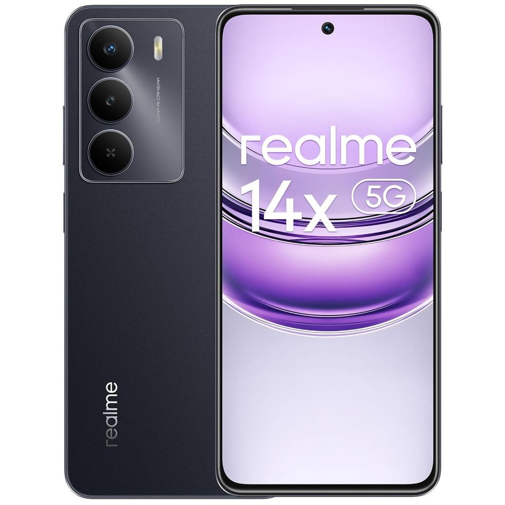 Realme 14X 5G 6+256gb Black 6.67'' DS Smartphone Nuovo