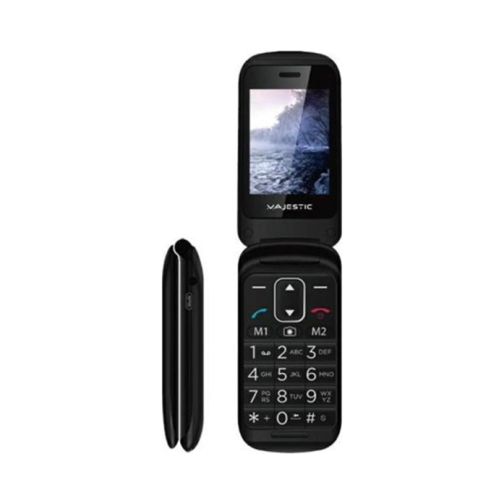 Telefono Cellulare Majestic Sileno 50R Flip Black